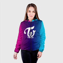Куртка с капюшоном женская TWICE, цвет: 3D-черный — фото 2