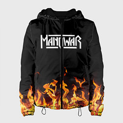 Куртка с капюшоном женская Manowar, цвет: 3D-черный