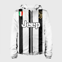 Куртка с капюшоном женская Juventus home 20-21, цвет: 3D-белый