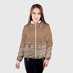 Куртка с капюшоном женская Всадники, цвет: 3D-белый — фото 2