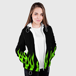 Куртка с капюшоном женская Billie eilish, цвет: 3D-белый — фото 2