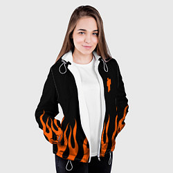 Куртка с капюшоном женская Billie Eilish, цвет: 3D-белый — фото 2