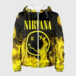 Куртка с капюшоном женская NIRVANA, цвет: 3D-белый