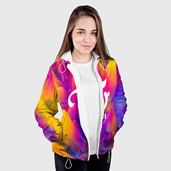 Куртка с капюшоном женская TWICE, цвет: 3D-белый — фото 2