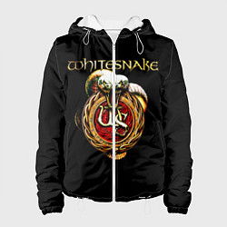Куртка с капюшоном женская Whitesnake, цвет: 3D-белый