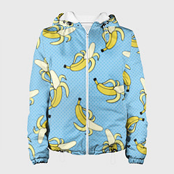 Куртка с капюшоном женская Banana art, цвет: 3D-белый