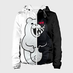 Куртка с капюшоном женская MONOKUMA, цвет: 3D-белый