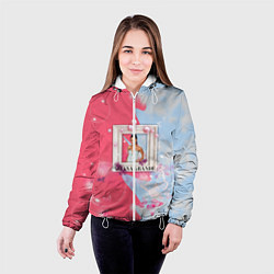 Куртка с капюшоном женская ARIANA GRANDE, цвет: 3D-белый — фото 2