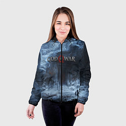 Куртка с капюшоном женская GOD OF WAR, цвет: 3D-черный — фото 2