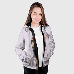 Куртка с капюшоном женская Ariana Grande Ариана Гранде, цвет: 3D-черный — фото 2