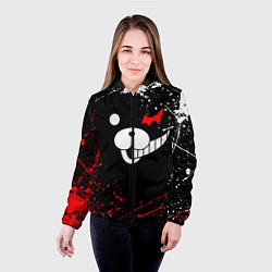 Куртка с капюшоном женская MONOKUMA, цвет: 3D-черный — фото 2