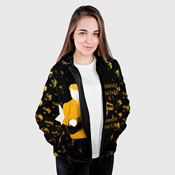 Куртка с капюшоном женская Ведьмак Сериал, цвет: 3D-черный — фото 2