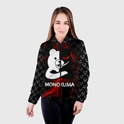 Куртка с капюшоном женская MONOKUMA, цвет: 3D-черный — фото 2
