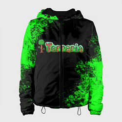 Куртка с капюшоном женская Terraria, цвет: 3D-черный