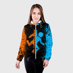 Куртка с капюшоном женская PORTAL, цвет: 3D-белый — фото 2