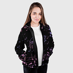 Куртка с капюшоном женская ТИКТОКЕР - PAYTON MOORMEIE, цвет: 3D-черный — фото 2