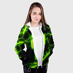 Куртка с капюшоном женская BILLIE EILISH, цвет: 3D-белый — фото 2