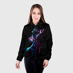Куртка с капюшоном женская Fortnite Спина, цвет: 3D-черный — фото 2