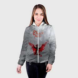 Куртка с капюшоном женская Dragon Age, цвет: 3D-белый — фото 2