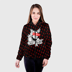 Куртка с капюшоном женская LiL PEEP, цвет: 3D-черный — фото 2