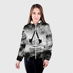 Куртка с капюшоном женская Assassin’s Creed, цвет: 3D-белый — фото 2