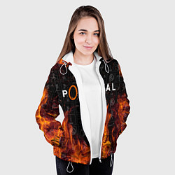 Куртка с капюшоном женская PORTAL, цвет: 3D-белый — фото 2