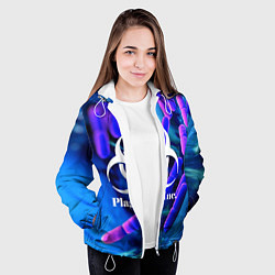 Куртка с капюшоном женская PLAGUE INC, цвет: 3D-белый — фото 2