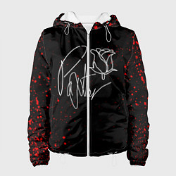 Куртка с капюшоном женская Payton Moormeier: Black Style, цвет: 3D-белый