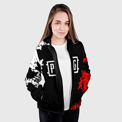 Куртка с капюшоном женская PUBG, цвет: 3D-черный — фото 2
