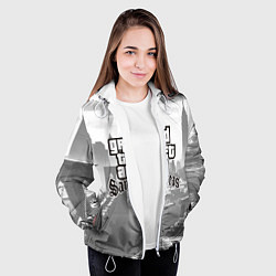 Куртка с капюшоном женская GTA SanAndreas, цвет: 3D-белый — фото 2