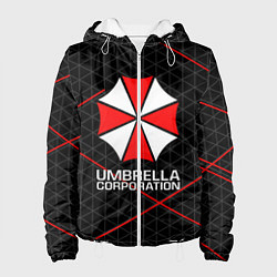 Куртка с капюшоном женская UMBRELLA CORP, цвет: 3D-белый