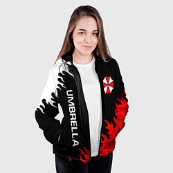 Куртка с капюшоном женская UMBRELLA CORP, цвет: 3D-черный — фото 2