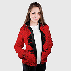 Куртка с капюшоном женская Umbrella Corporation, цвет: 3D-черный — фото 2