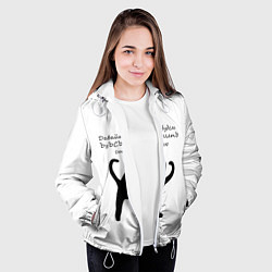 Куртка с капюшоном женская ЪУЪ, цвет: 3D-белый — фото 2