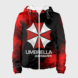 Куртка с капюшоном женская UMBRELLA CORP, цвет: 3D-белый