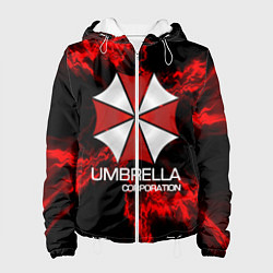Куртка с капюшоном женская UMBRELLA CORP, цвет: 3D-белый