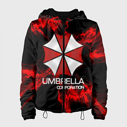 Куртка с капюшоном женская UMBRELLA CORP, цвет: 3D-черный