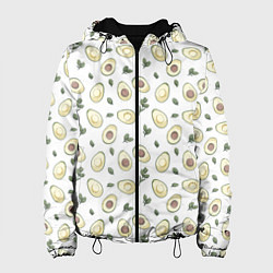 Куртка с капюшоном женская АВОКАДО, цвет: 3D-черный