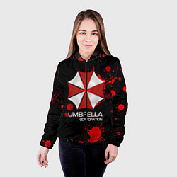 Куртка с капюшоном женская UMBRELLA CORP, цвет: 3D-черный — фото 2