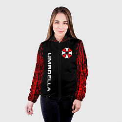 Куртка с капюшоном женская UMBRELLA CORPORATION, цвет: 3D-черный — фото 2