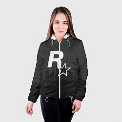 Куртка с капюшоном женская ROCKSTAR, цвет: 3D-белый — фото 2