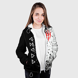 Куртка с капюшоном женская THE WITCHER, цвет: 3D-белый — фото 2