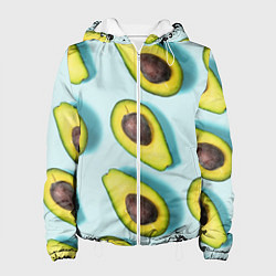 Куртка с капюшоном женская АВОКАДО, цвет: 3D-белый