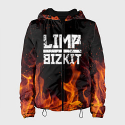 Куртка с капюшоном женская LIMP BIZKIT, цвет: 3D-черный