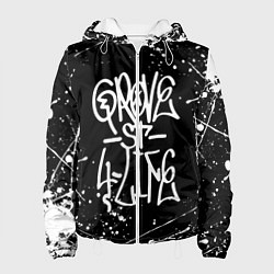 Куртка с капюшоном женская GROVE STREET GTA, цвет: 3D-белый