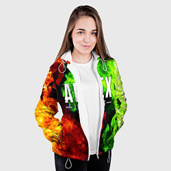 Куртка с капюшоном женская APEX LEGENDS, цвет: 3D-белый — фото 2