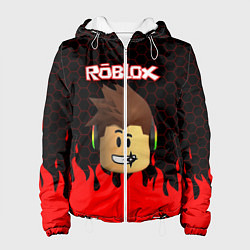 Куртка с капюшоном женская ROBLOX, цвет: 3D-белый