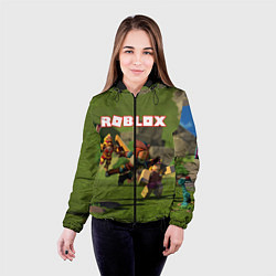 Куртка с капюшоном женская ROBLOX, цвет: 3D-черный — фото 2