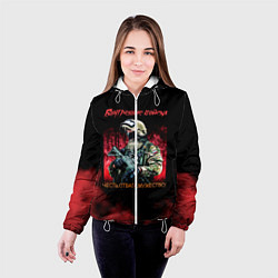 Куртка с капюшоном женская Внутренние войска, цвет: 3D-белый — фото 2