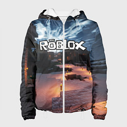 Куртка с капюшоном женская ROBLOX, цвет: 3D-белый